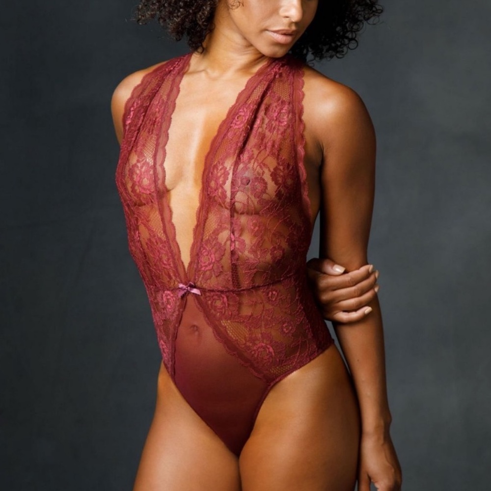Brand new Journelle Camille Teddy in Bordeaux XS